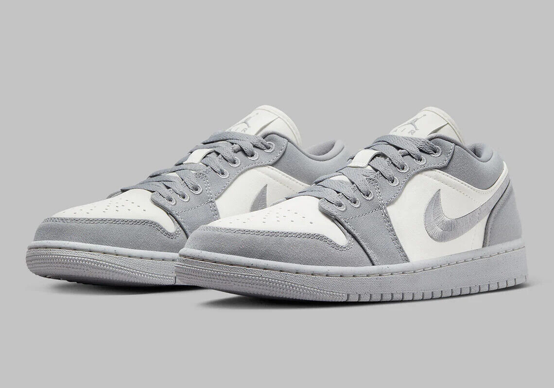 Nike Air Jordan 1 Low SE Steel Grey Sail DV0426-012 Women's
