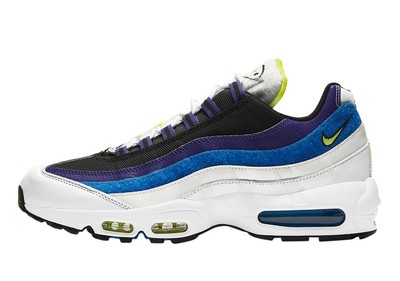 

Мужские кроссовки Nike Air Max 95 Kaomoji White/Cyber-Black-Signal Blue (DD9600 100) —