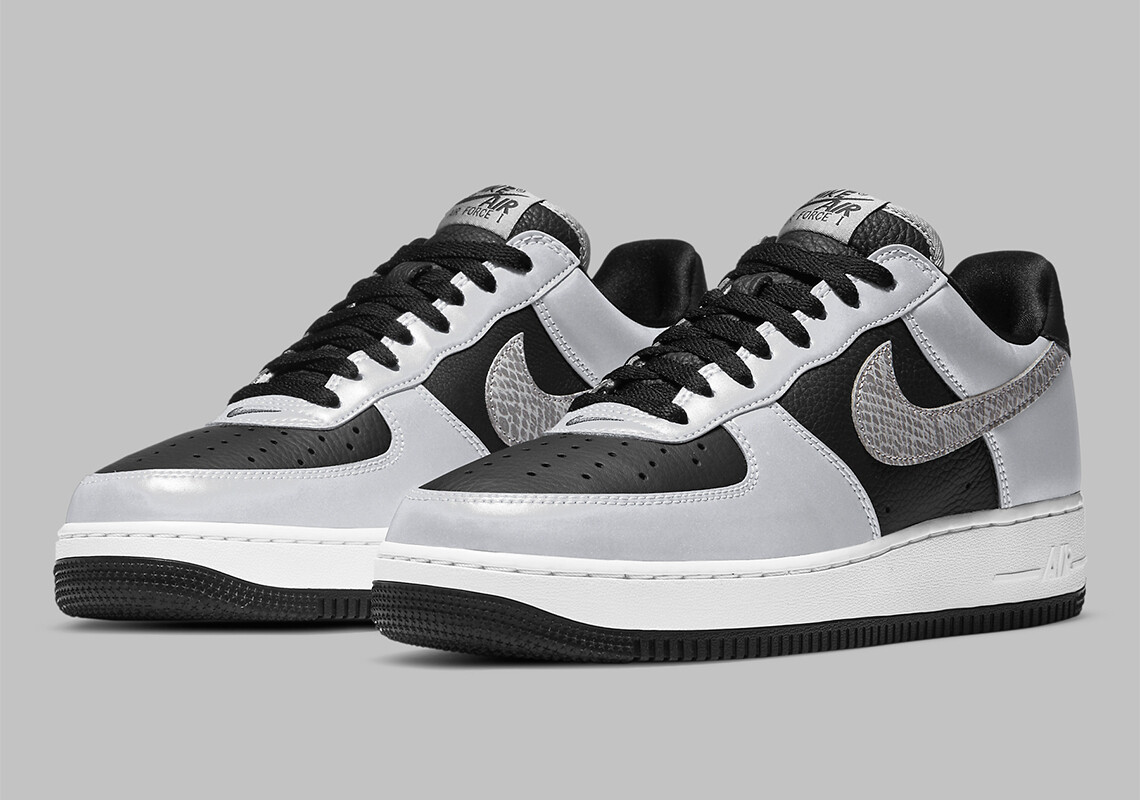 44 【最終】NIKE AIR FORCE 1 B SILVER SNAKE Air Force 1 'Silver Snake' Release Date . Nike SNKRS