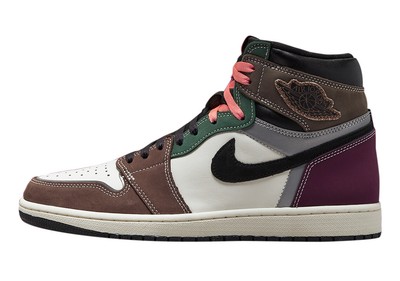 Мужские кроссовки Jordan 1 Retro High OG Hand Crafted Black/Archaeo Brown (DH3097 001)