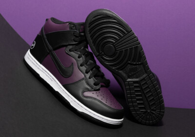 Nike x Fragment Design Dunk Hi Beijing Wine Purple Black DJ0382-600 sz 14 Men's