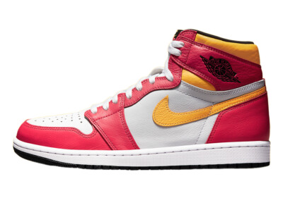 

Мужские кроссовки Jordan 1 Retro High OG Lt Fusion Red Lt Fusion Red/Blk-Wht (555088 603), Lt fusion red/black-white
