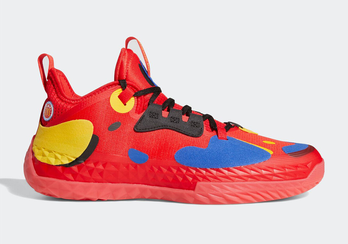 

[FZ1292] Adidas Harden Vol. 5 McDonalds All American White, размер 8 *RNEW*, Красный, adidas Harden