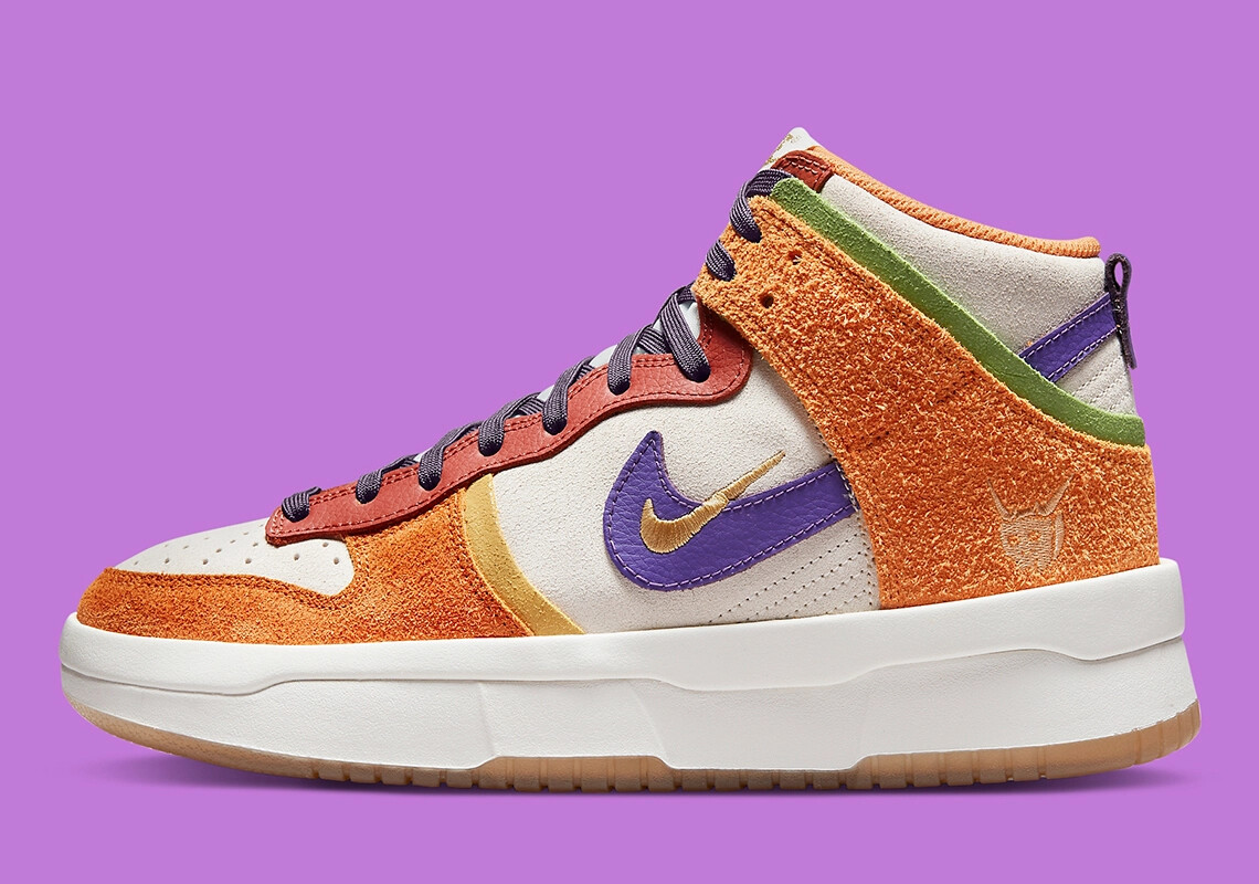

Женские размеры из замши Nike Dunk High Setsubun DQ5012-133, Коричневый