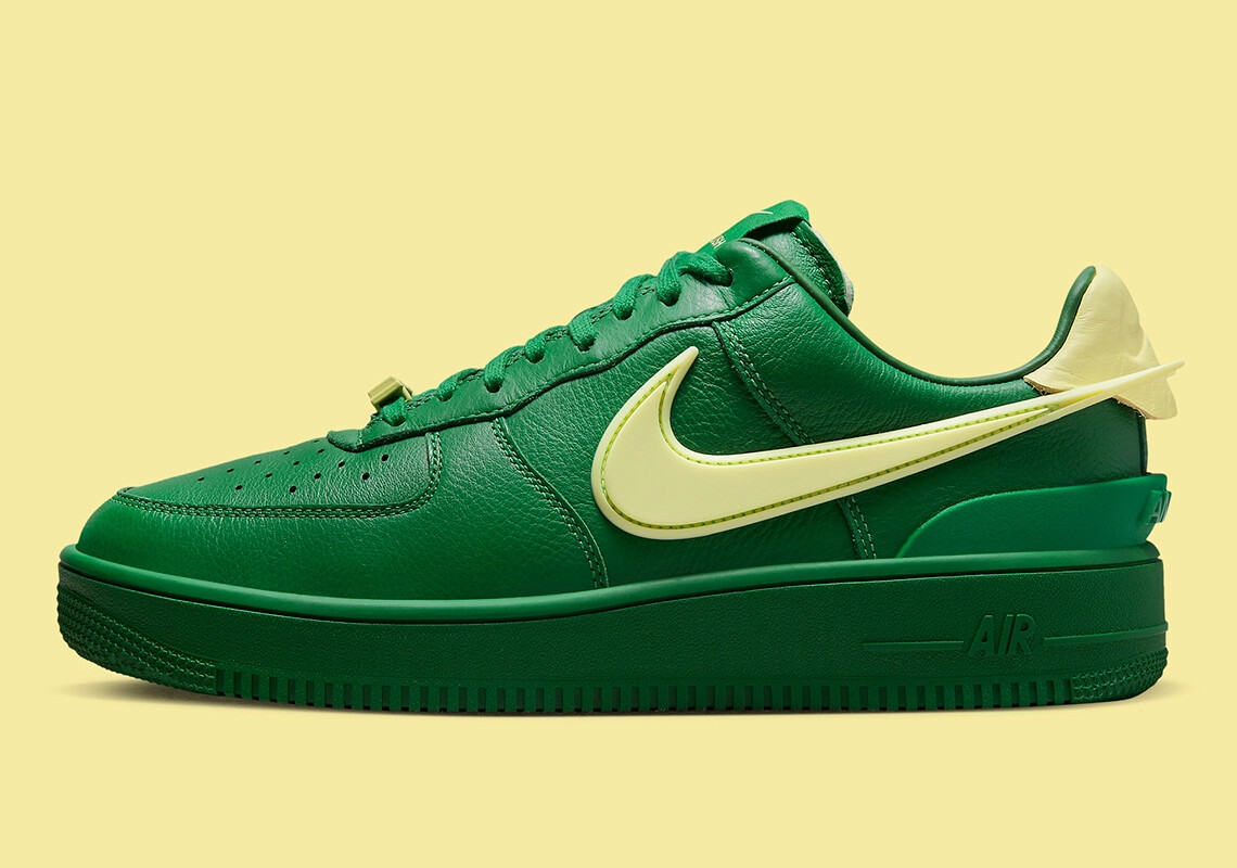 

AMBUSH × Nike Air Force 1 Low «Pine Green and Citron» DV3464-300 Mens US6-12, Зеленый, Nike Air Force 1 Low