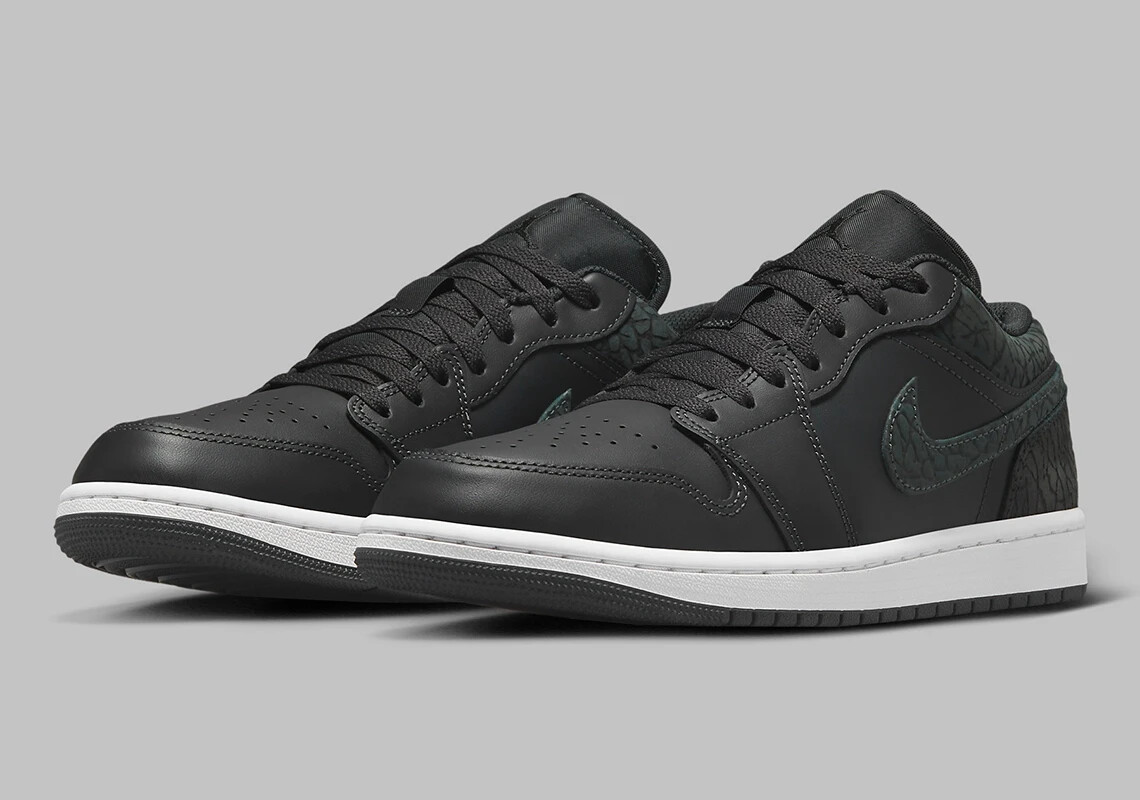 シューズ(男性用) Air Jordan 1 Low Black Elephant/Safari AIR JORDAN 1 LOW BLACK ELEPHANT | UNBOXING & DETAILED REVIEW