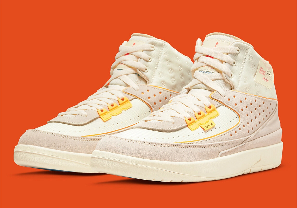 

UNION × Nike Air Jordan 2 Rattan DN3802-200 Кроссовки мужские US6-12, Бежевый, Air Jordan 2