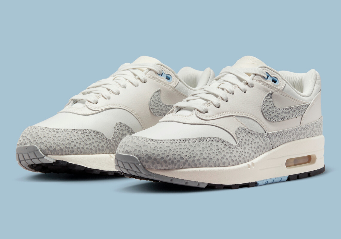 

Nike WMNS Air Max 1 87 Safari FB5059-100 кроссовки женские US5-12, Белый, Nike Air Max 1