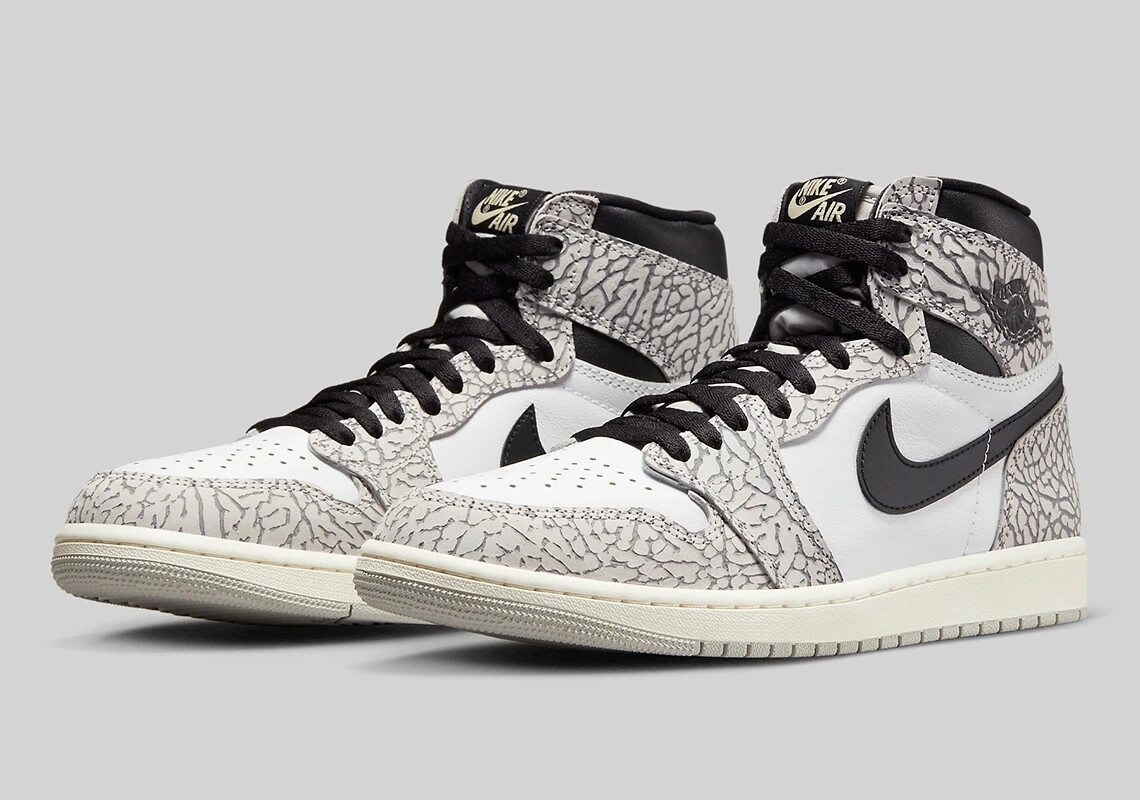 Nike Air Jordan 1 Retro High OG White Cement FD1437-052 GS Nike Air Jordan 1 Retro High OG White Cement FD1437-052 GS