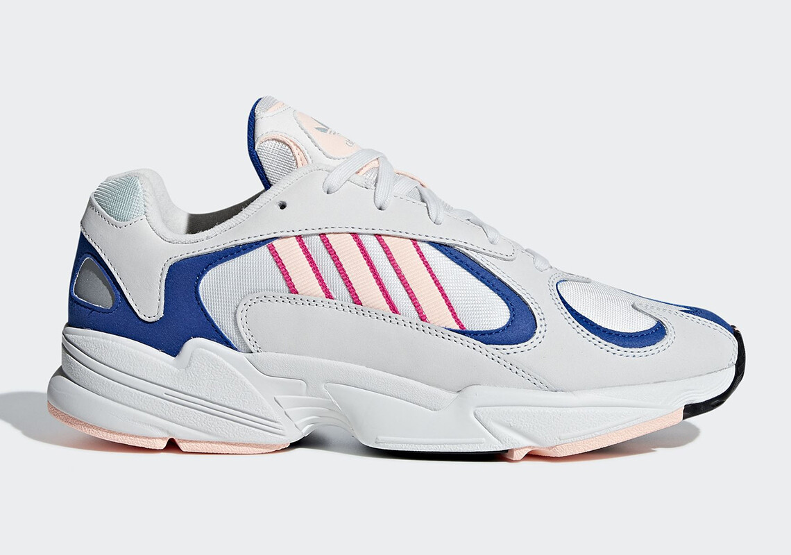 

Adidas Originals Мужские кроссовки Yung-1 NEW AUTHENTIC Белый / Синий / Розовый BD7654, White/blue/pink, adidas Originals Yung-1