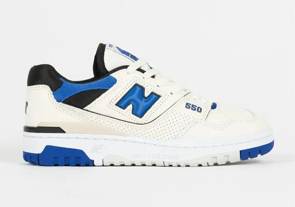 ◆ NEW BALANCE(ニューバランス）◆ BB550VTA White/Blue New Balance 550 Sea Salt Team Royal White Casual Shoes