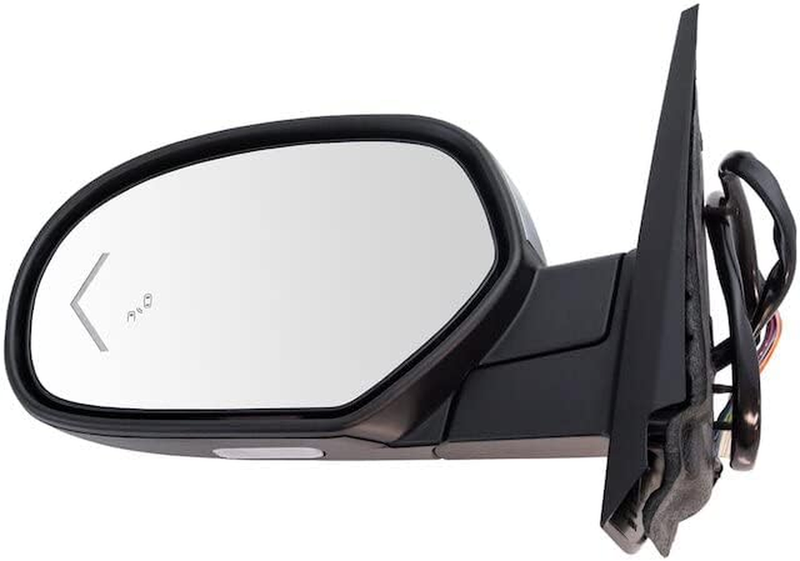 Left Driver Side Power Mirror Heated Memory Chrome for 2009-2014 Chevy Tahoe