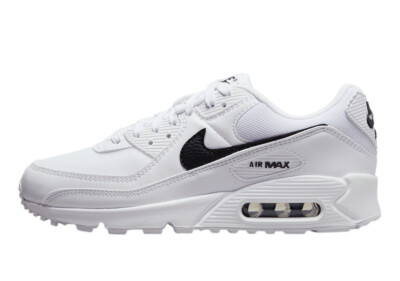 Женские кроссовки Nike Air Max 90 Белые/Черно-белые (DH8010 101) - 8,5