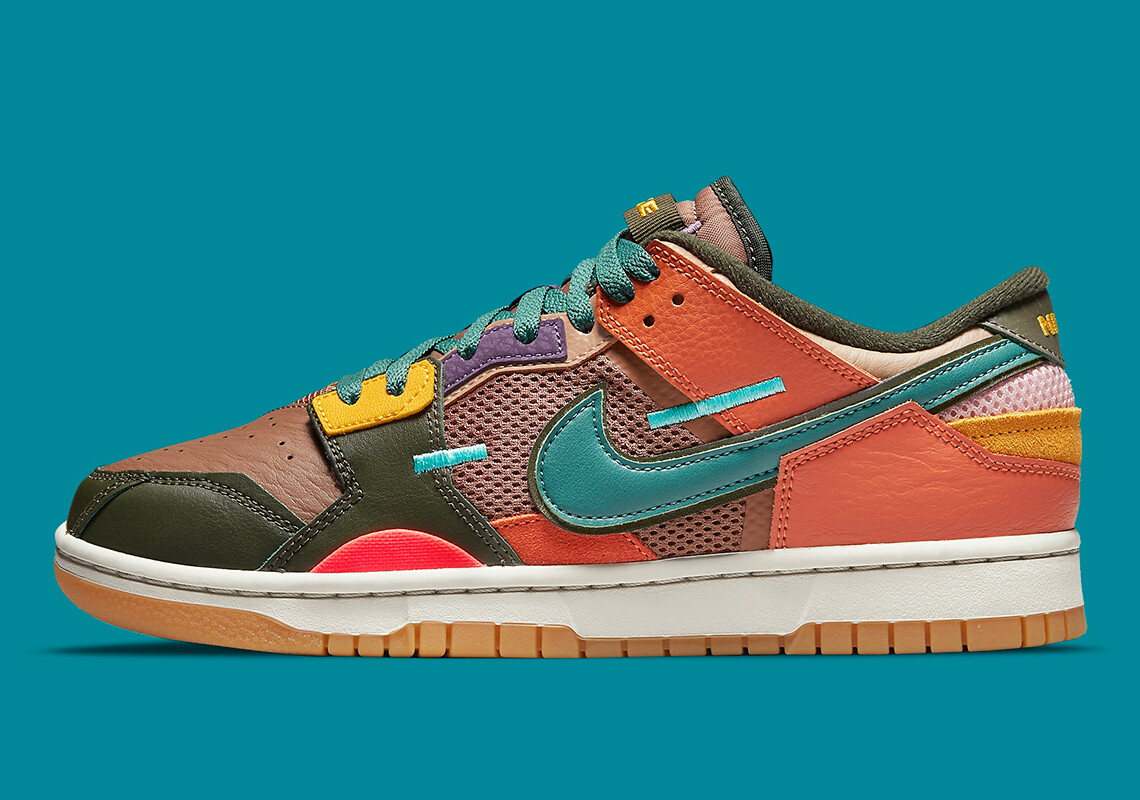 

NIKE DUNK SCRAP DB0500-200 Sport Spice Light Bone Bicostal Archeo Brown US6-12, Multicolor, Nike Dunk Scrap