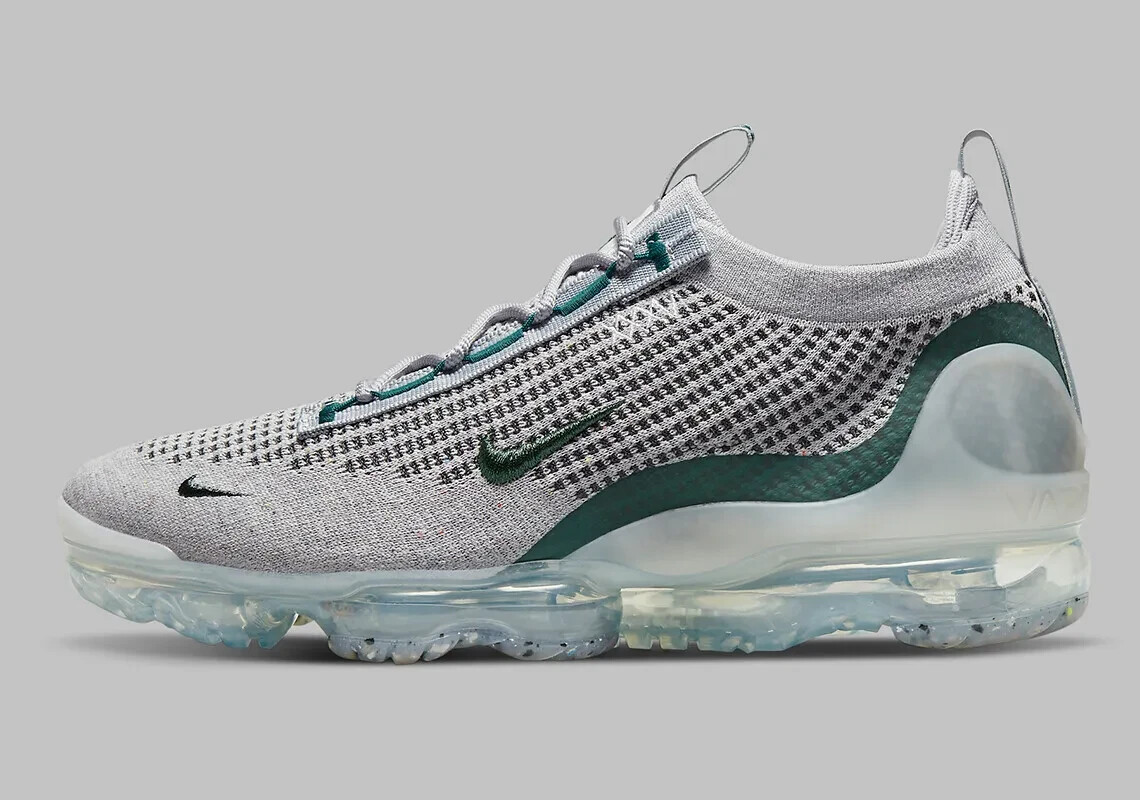 Nike Air Vapormax 2021 FK Flyknit SE Light Bone Teal DN3074-001 Mens Size 8.5