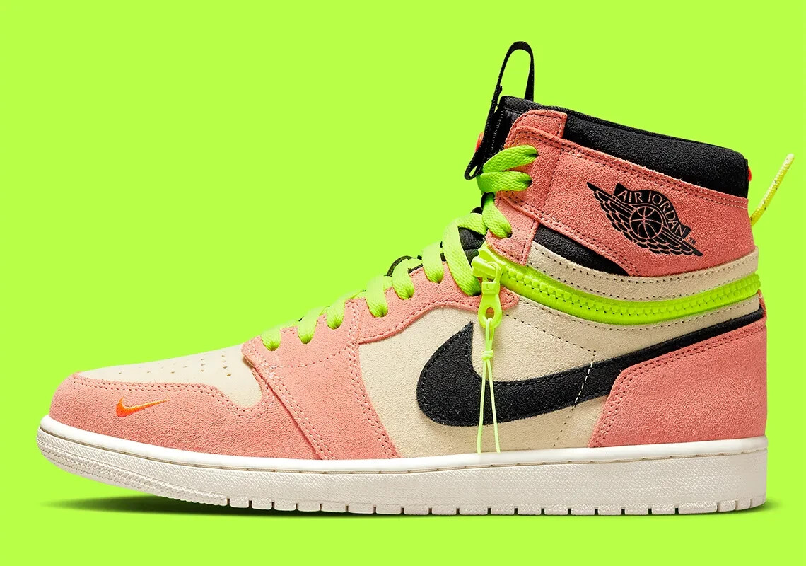 Nike Air Jordan 1 High Switch Pink Volt CW6576-800 Mens Size 9 New