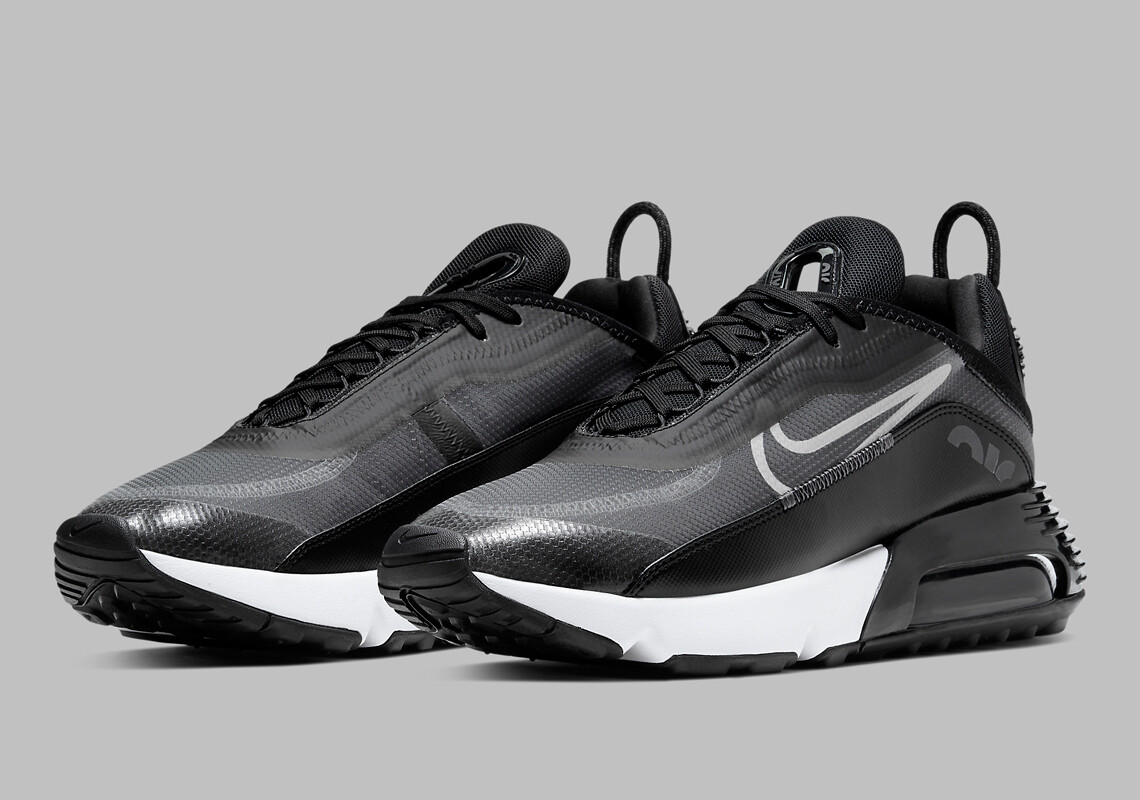 

Мужские беговые кроссовки Nike Air Max 2090 Black White Wolf Grey CW7306-001 sz 13 в стиле ретро, Серый, Nike Air Max 2090