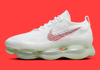 Nike Air Max Scorpion Flyknit SE White Lagoon Pulse Hot Punch DV7402-100 Men's