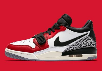 Nike Jordan Legacy 312 Low Chicago Red White Black Sneakers CD7069-106 Men Sizes