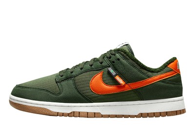 Nike Dunk Low SE Sequoia/Orange-Medium Olive для больших детей (DC9561 300)