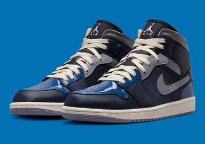 Nike Air Jordan 1 Mid SE Craft Obsidian French Blue DR8868-400 Men's Sizes New