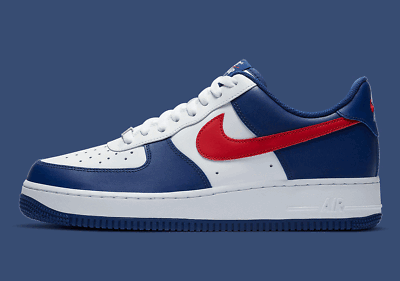Nike Air Force 1 '07 Low USA Independence Day White Royal Blue Red CZ9164-100