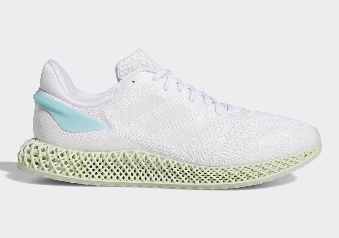 Мужские кроссовки для бега adidas 4D Run 1.0 Parley White Blue Spirit FV5323 sz 9