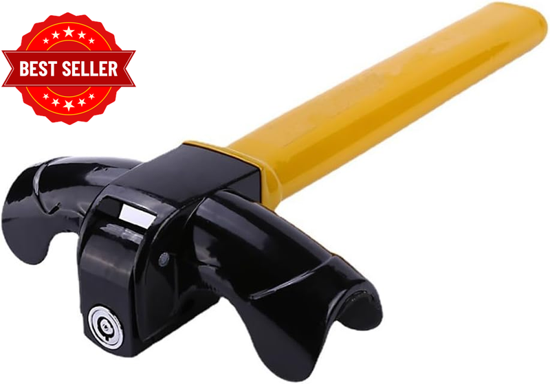 Steering Wheel Lock Anti-Theft Heavy Duty Secure Car Accessories Device, with Ke