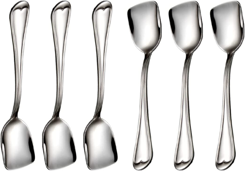 Ice Cream Spoons, Shovel Spoons,18/10 Stainless Steel Spoons Set of 6,Dessert...