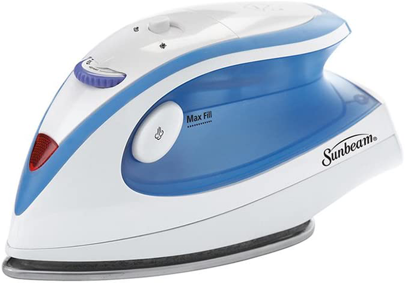 Travel Iron Steam Electric Sunbeam Portable Compact Mini Iron Dual Voltage