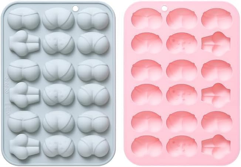 1 Pcs Prank Silicone Ice Cube Tray Soap Cake Mold for Birthday Single Bacheloret