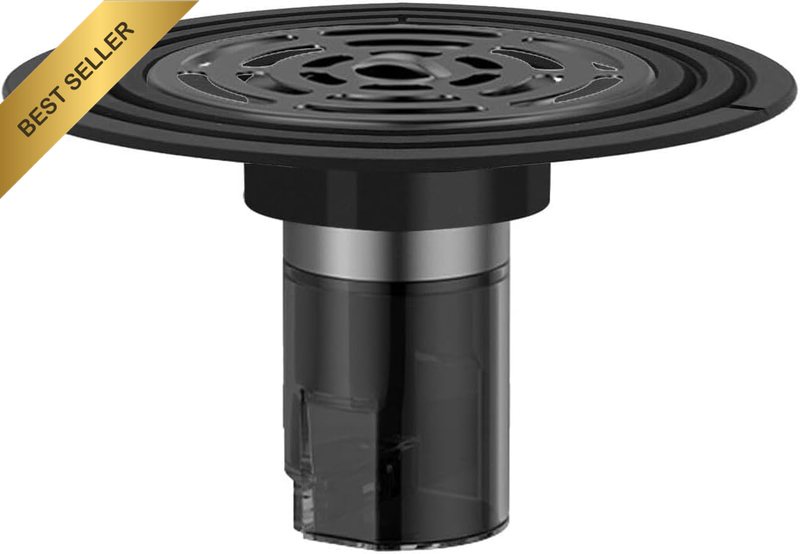 Shower Drain Floor Drain Backflow Preventer - Magnetic Closure Valve Variable Di