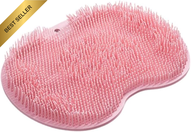 Foot Back Body Scrubber Massager Pad Shower Bath Exfoliating Brush Cleaning Mat