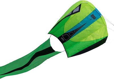 Bora 7 Single-Line Parafoil Kite, Jade
