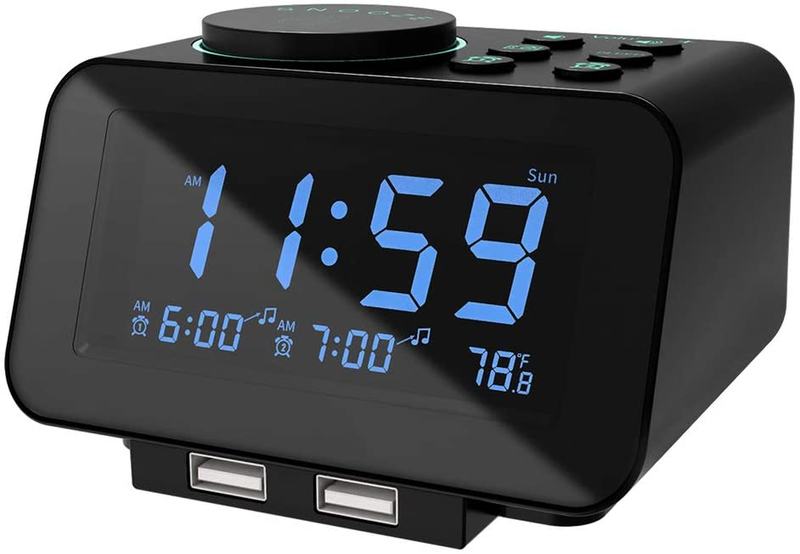 Radio - 0-100% Dimmer, Dual Alarm With Weekday/weekend Mode