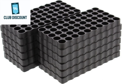 Small Caliber 50 Round Universal Reloading Ammo Tray Loading Blocks 10-Pack