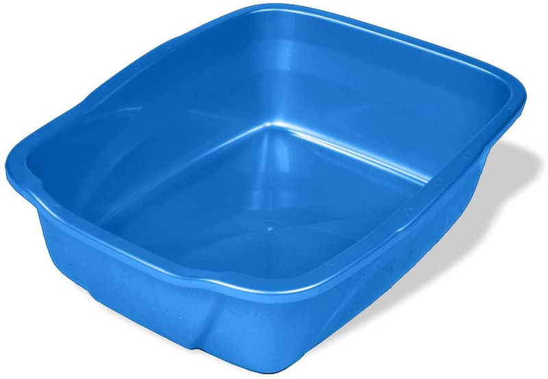 Open Cat Litter Box Pets Extra Small Kitten/Rabbit Size Odor and Stain Resistant
