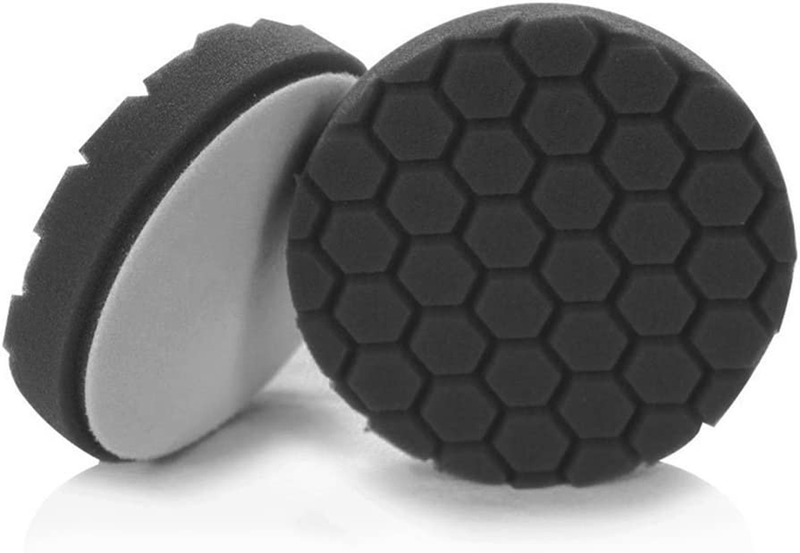 BUFX_106_HEX5 Hex-Logic Finishing Pad, Black (5.5" Pad Fits 5" Backing Plate)