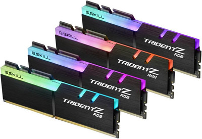 Trident Z RGB Series (Intel XMP) DDR4 RAM 32GB (4X8Gb) 3200Mt/S CL16-18-18-38 1.