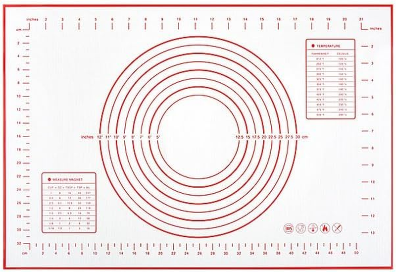 Silicone Pastry Mats,Silicone Baking Mat for Baking, 16