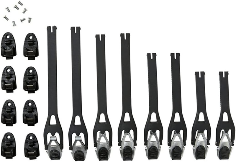 Fox Racing Mens COMP 5 Adult/5 Youth/3 Youth Buckle/Strap KIT 8 Pc,Black,One Siz