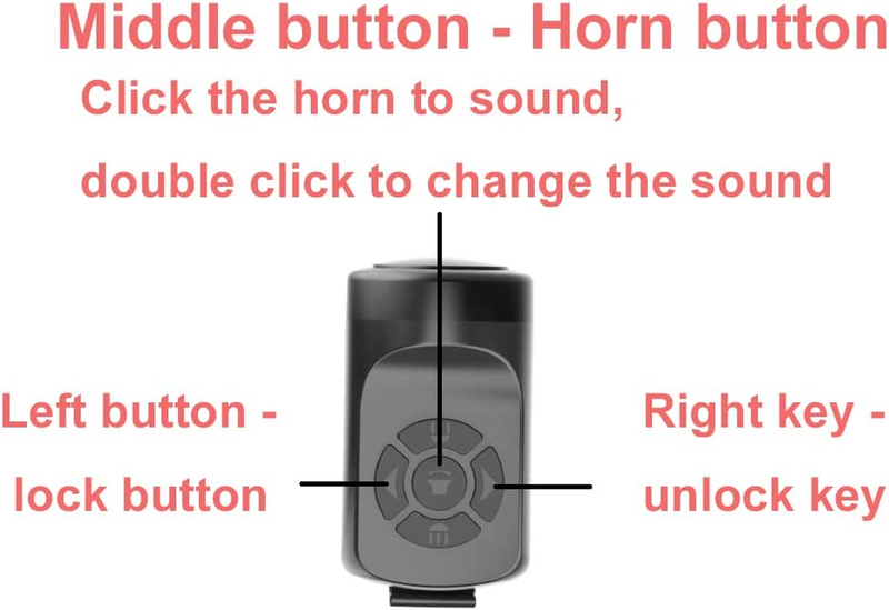 Electric Bike Horn Bicycle Bell 140DB Loud Cycling Horn for Adults and Child 4 S