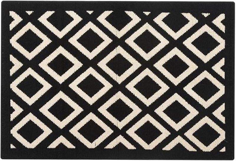 Indoor Door Mat, Non-Slip Absorbent Resist Dirt Entrance Mat, Anti-Slip, Machine