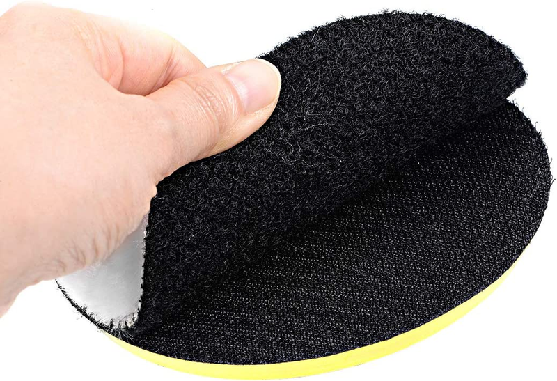 5" Wool Polishing Pad Hook and Loop Buffing Wheel for Orbital Polisher Buffer 8