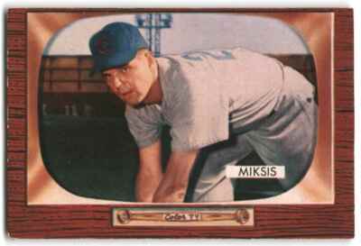 1955 BOWMAN VG-VGEX #181 EDDIE MIKSIS