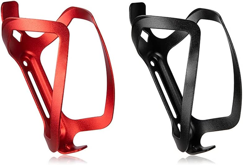 Bike Water Bottle Cage, Lightweight Aluminum Alloy Universal Bike Water Bottle H