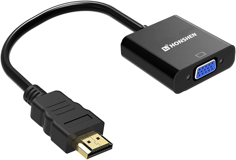 HDMI to VGA 1080P HDMI Male to VGA Female Video Converter Adapter Cable for PC L