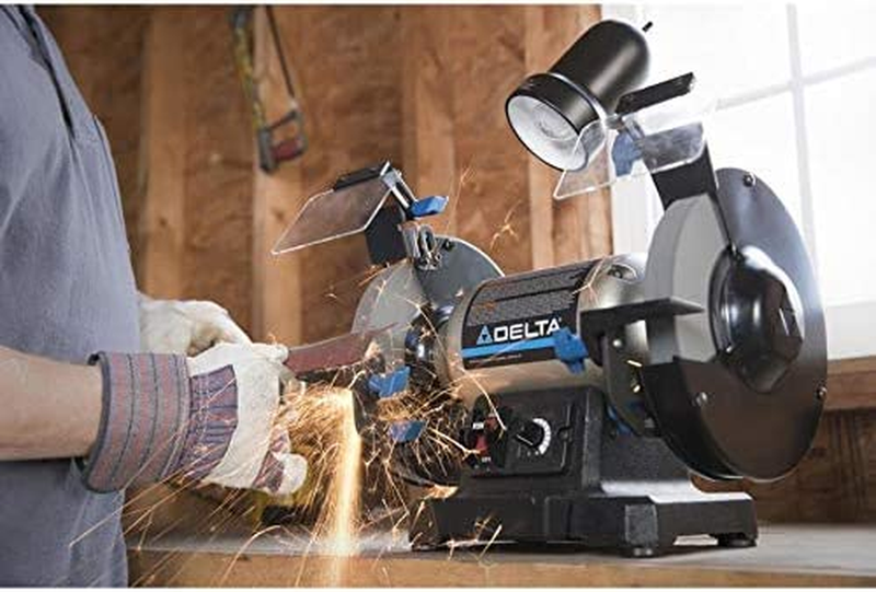 Delta Power Tools 23-197 8 Inch Variable Speed corded 120v 5A Bench Grinder