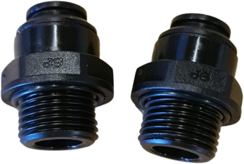 John Guest Male 1/2" BSP to 12Mm Push Fit Water Adaptor **(2 Pack)**