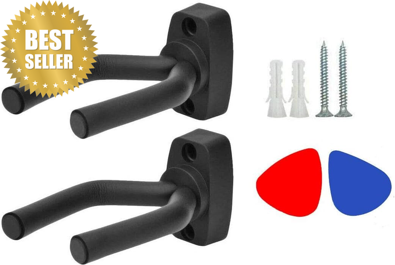 Guitar Wall Mount Hanger Holder Rack Display Fits for ALL Size Guitars Bass Ukul